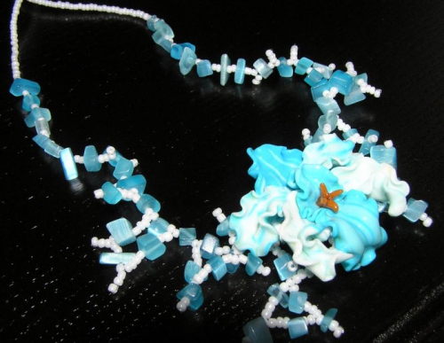 Ожерелье "Голубая лагуна"
