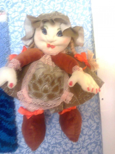 Текстильная интерьерная кукла "На удачу"