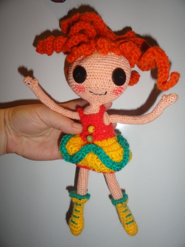 Вязанная кукла Lalaloopsy