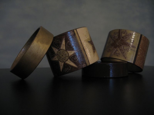 Комплект браслетов "Рождественские звезды"