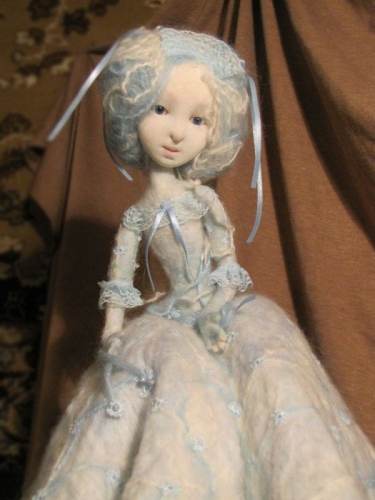 Авторская текстильная кукла "После зимы"