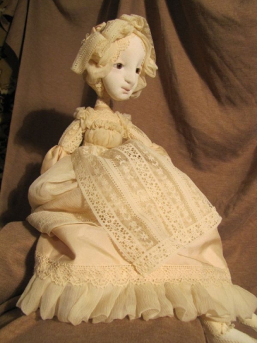 Авторская текстильная кукла"Топленое молоко"