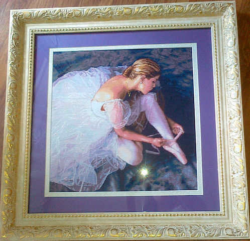 "Прекрасная балерина" красивая картина 65000 крестиков