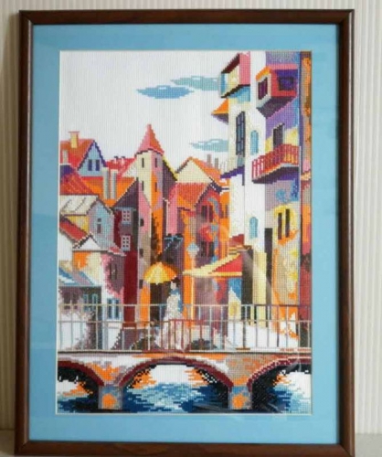 Картина вышитая крестиком "Тайны Венеции"