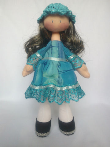 Текстильная кукла Рита
