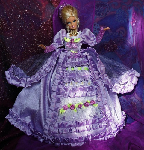 Платье для Барби "Барокко", одежда для куклы