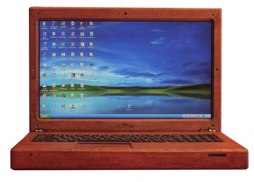 Стильный ноутбук в деревянном корпусе ручной работы РусЛес RFB3001