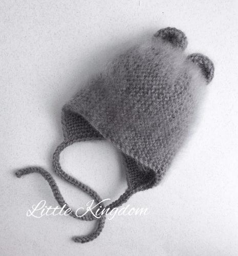 Вязаная шапочка для мальчика Baby Mouse - мой мышонок